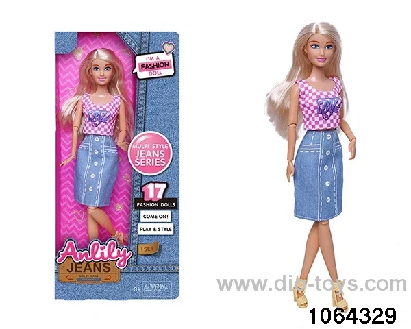 11.5 inch doll in window box