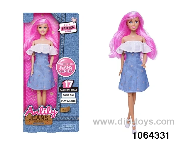 11.5 inch doll in window box