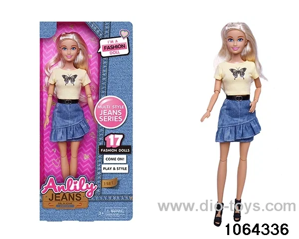 11.5 inch doll in window box