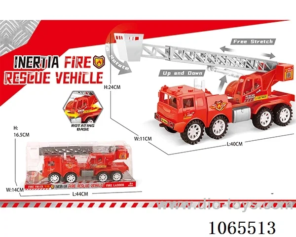 Inertial fire truck