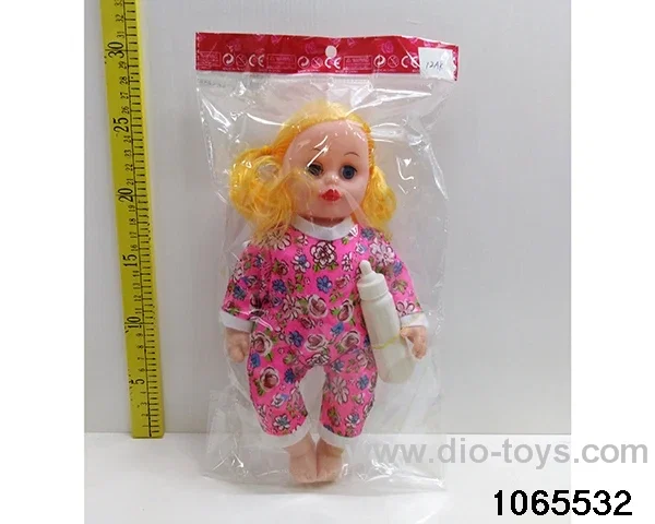 12 inch doll set with music in opp bag
