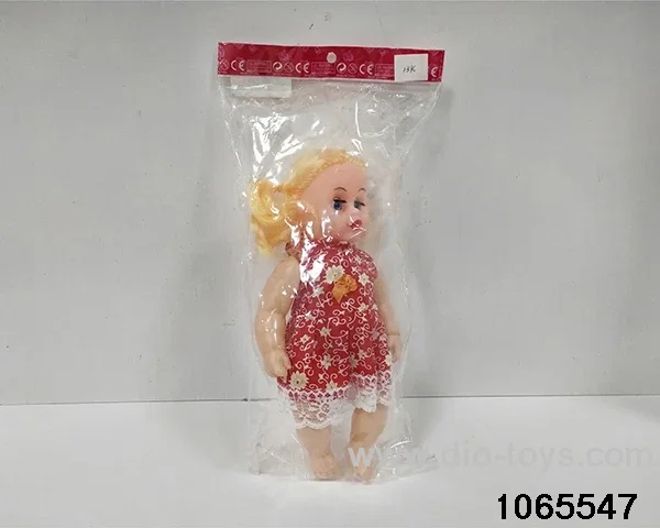 12 inch doll set with music in opp bag