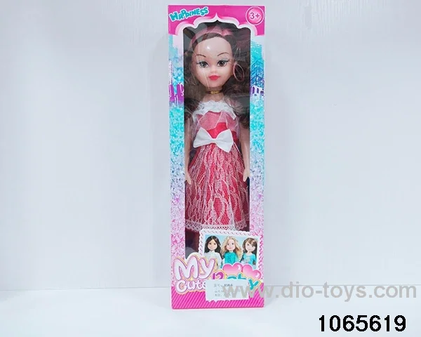 18 inch doll set with music in window box