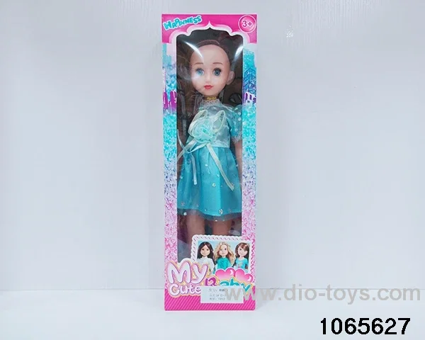 18 inch doll set with music in window box