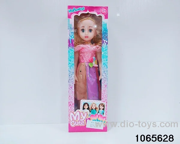 18 inch doll set with music in window box