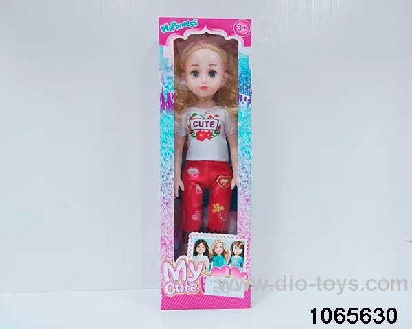 18 inch doll set with music in window box