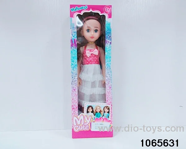 18 inch doll set with music in window box