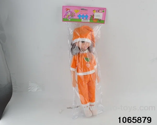 18 inch doll set with music in poly bag header