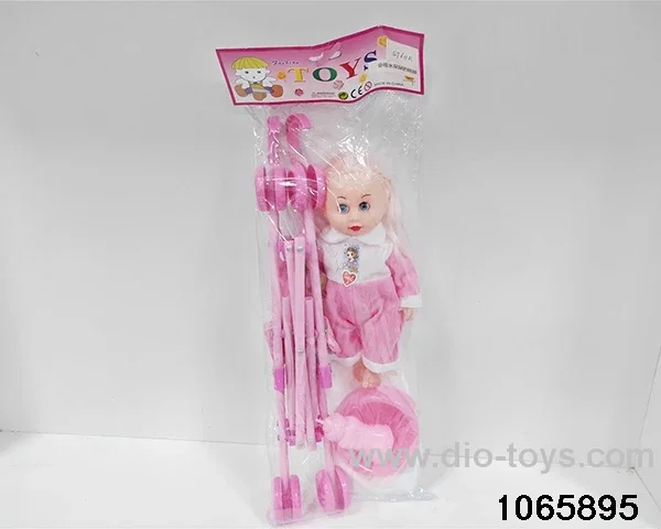 12 inch doll set in poly bag header