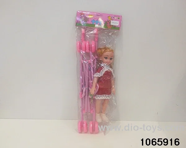 14 inch doll set with music in BAG
