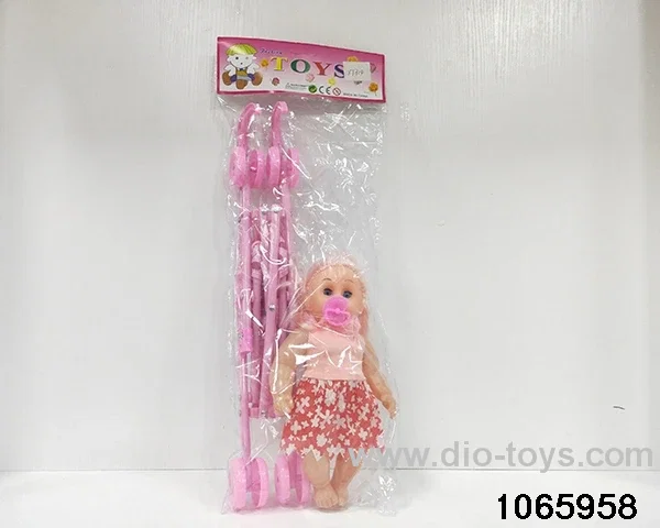 12 inch doll set with music in window box
