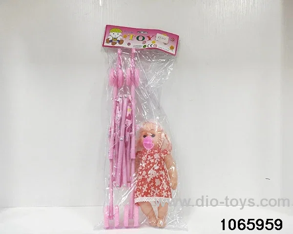 12 inch doll set with music in window box