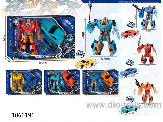 Deformation toys in window box