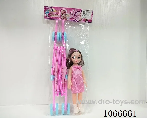 12inch doll and trolley
