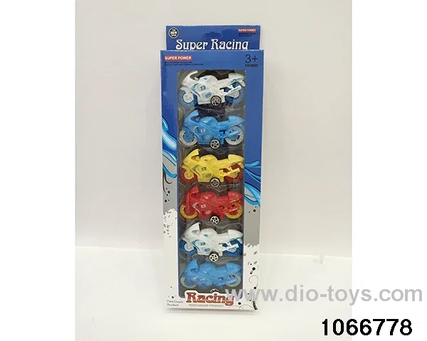 6pcs Puzzle Back Motorcycle in window box