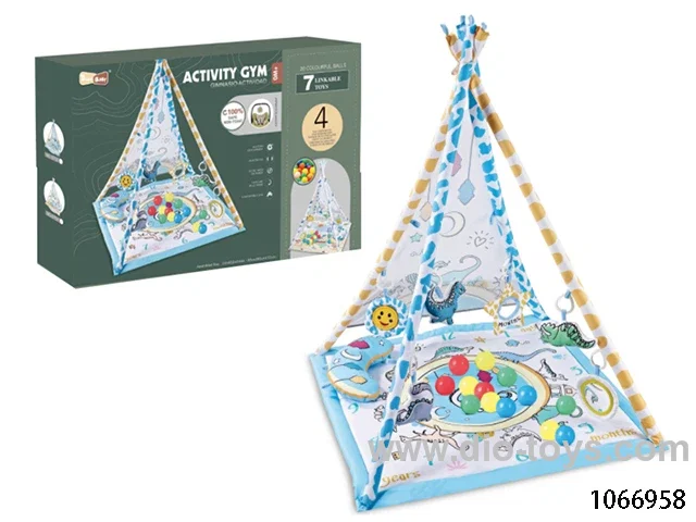 baby tent with music and 20pcs ball in color box