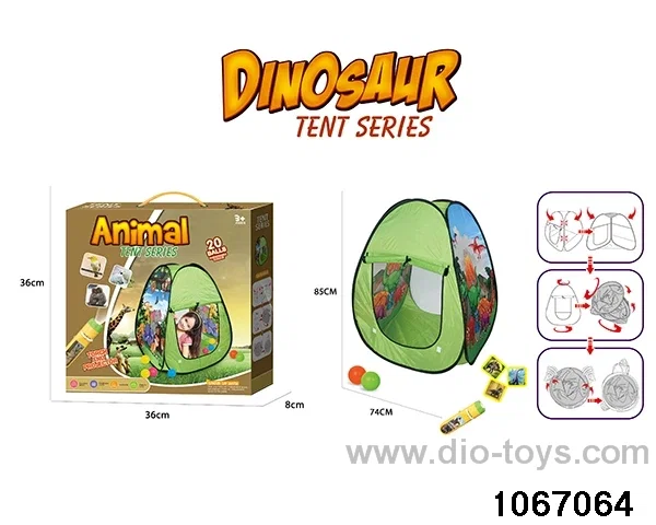 tents set in color box