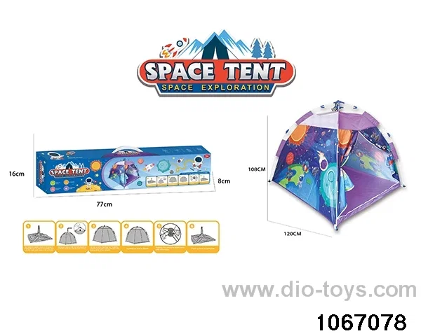 tents set in color box