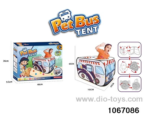 tents set in color box