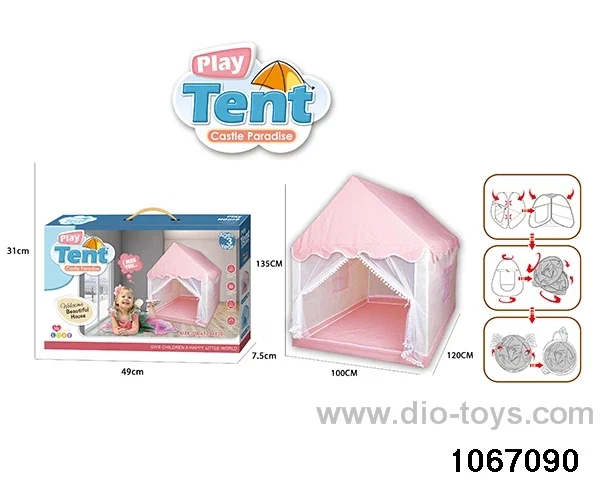 tents set in color box