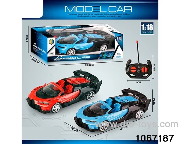 1: 18 RC car in window box