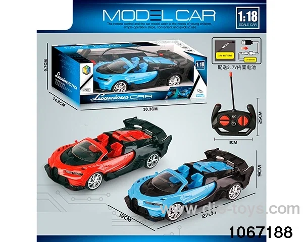 1: 18 RC car in window box