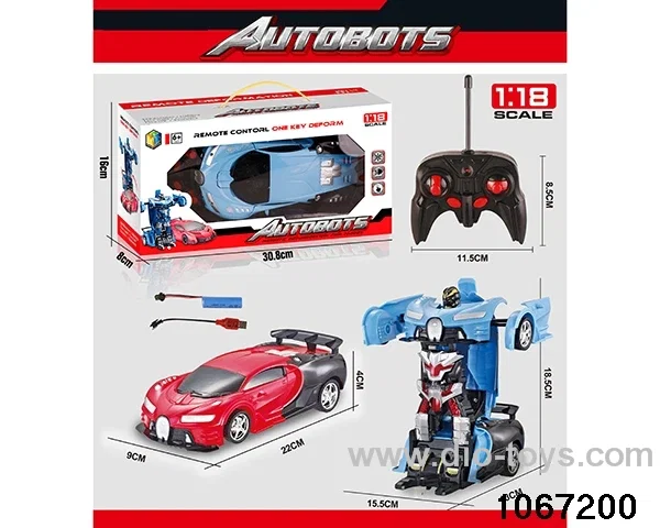 1: 18 deformation RC car in window box