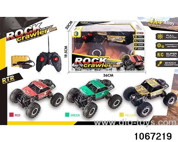 1: 14 alloy RC car(including electricity) in window box