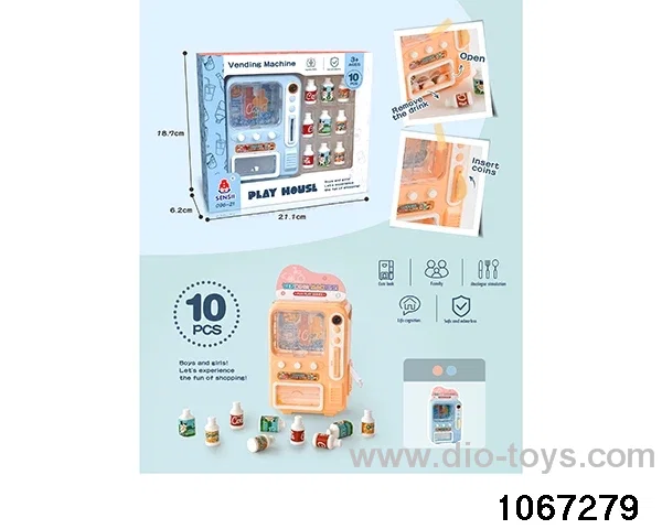 Vending machine set in color box