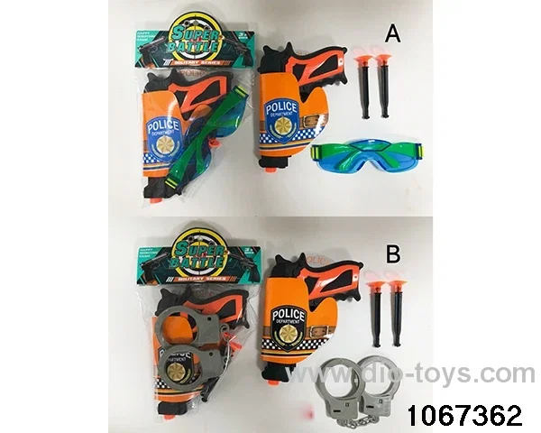 police equipment in PP bag with header