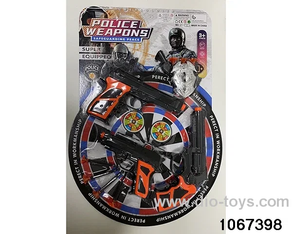 police equipment in Blister card