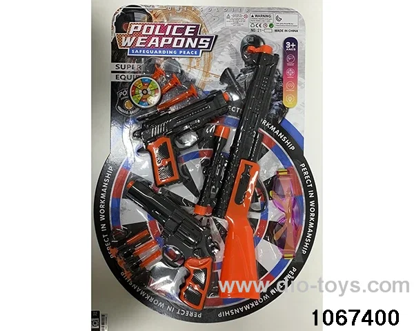 police equipment in Blister card