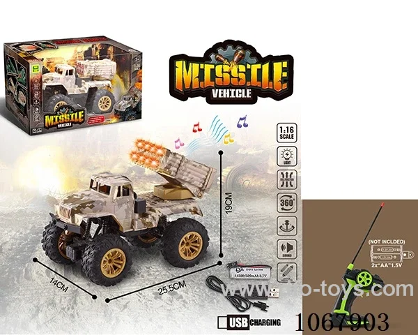 1:16 5ch rc car W L/M included battery