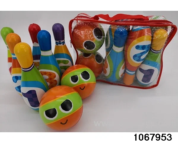 PU Bowling in PVC hang bag
