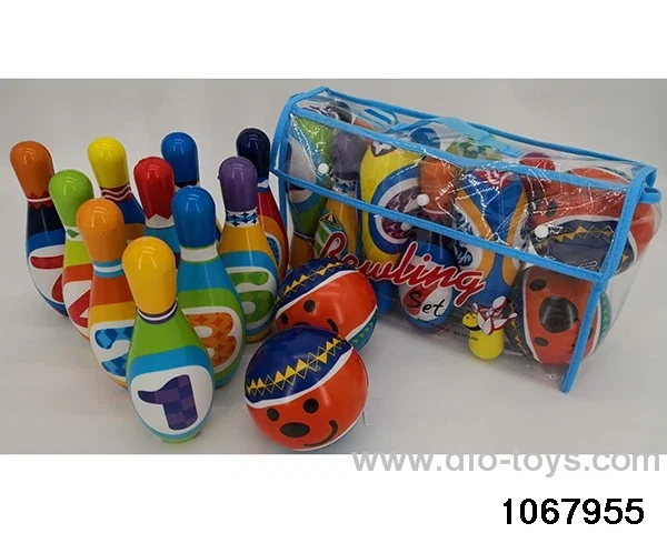 PU Bowling in PVC hang bag