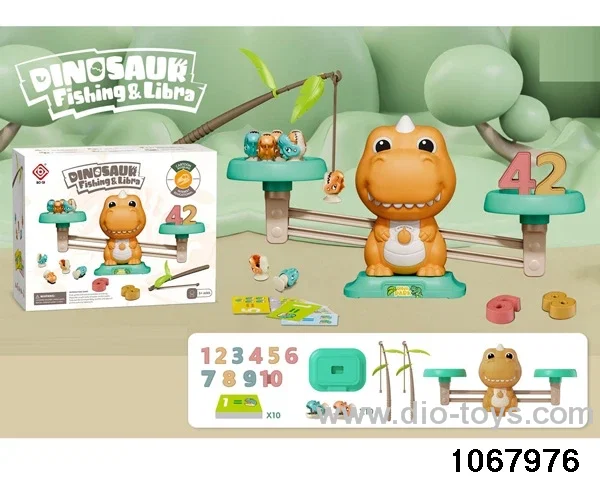 dinosaur fishing&libra toys