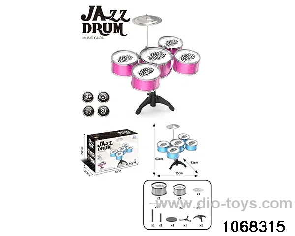 Electroplated 5-drum set (no light, no chair) in color box
