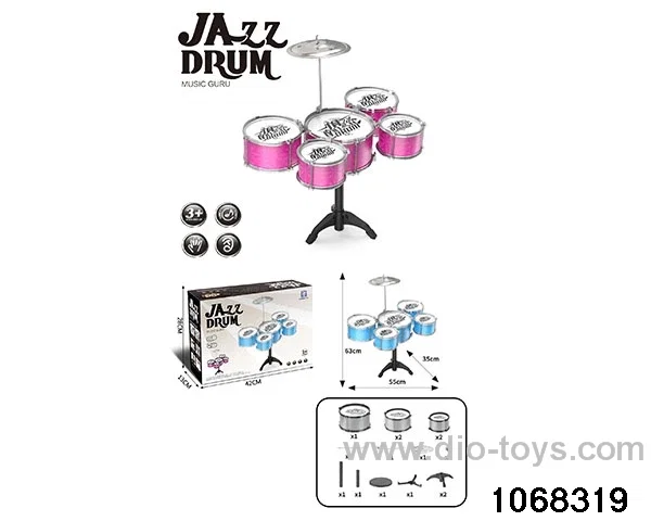 Electroplated 5-drum set (no light, no chair) in color box