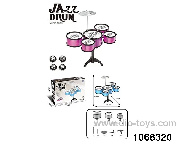 Non-plated 5-drum set (no light, no chair) in color box