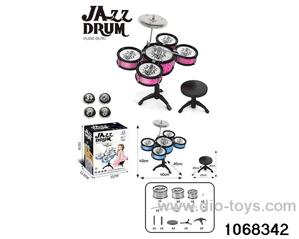 Non-plated 5-drum set (with chair) in color box