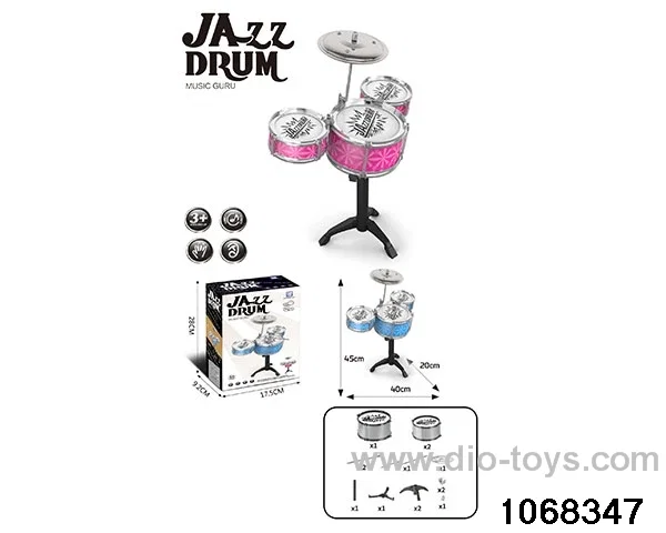 Electroplated 3-drum set (no chair) in color box