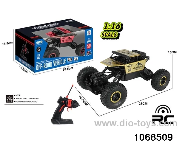 1:16 4WD Climbing RC Car (Alloy) in window box