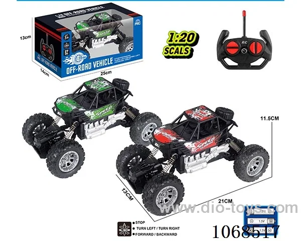 1:20 4ch Climbing RC Car in window box