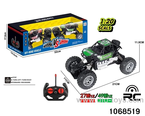 1:20 4ch Climbing RC Car in window box