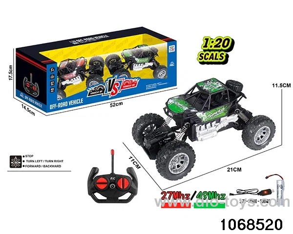 1:20 4ch Climbing RC Car in window box