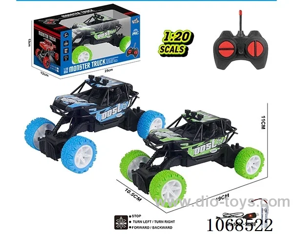 1:20 4ch Climbing RC Car with light in window box
