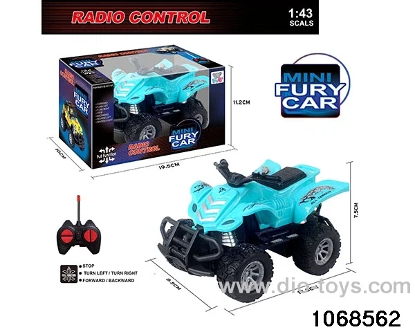1:43 4ch RC Car with light in window box