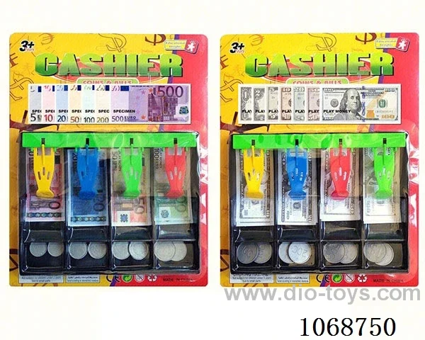 Banknote series, cash register series (cash register 24 small banknotes 8 yuan +26 small banknotes)