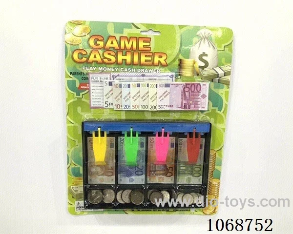 Euro large cash register + banknotes