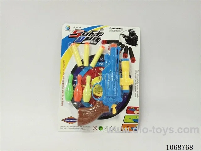 EVA soft gun with bowling ball